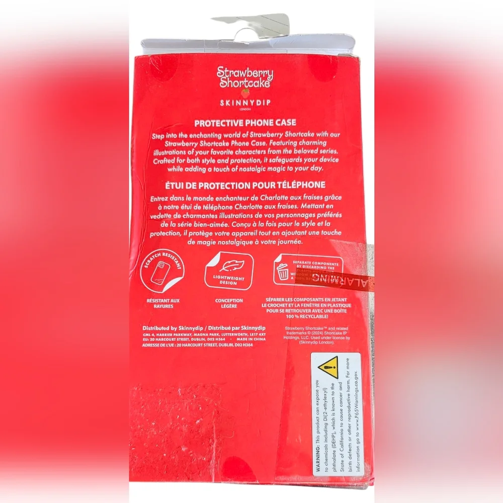 iPhone 13 Pro Max / 14 Pro Max Comp. Strawberry Shortcake Skinny Dip London-
